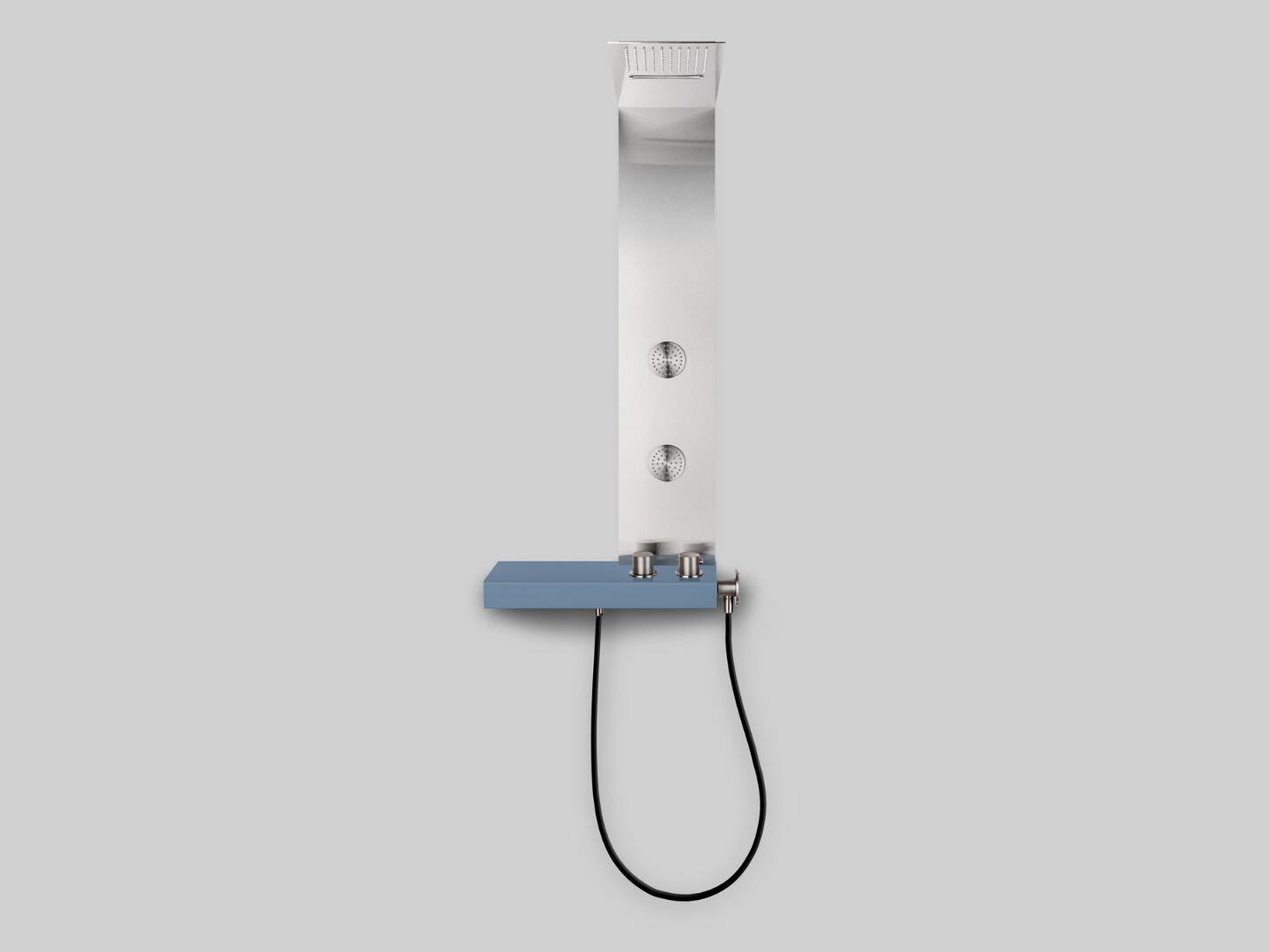 Настенная душевая панель из нержавеющей стали с ручным душем и душем Cropelli Alyssia ARCH-00105105 - Вид №19