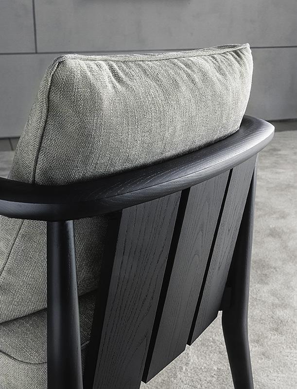 Casamilano Стул из мягкой ткани Arne sun-id-1386424 - Вид №3