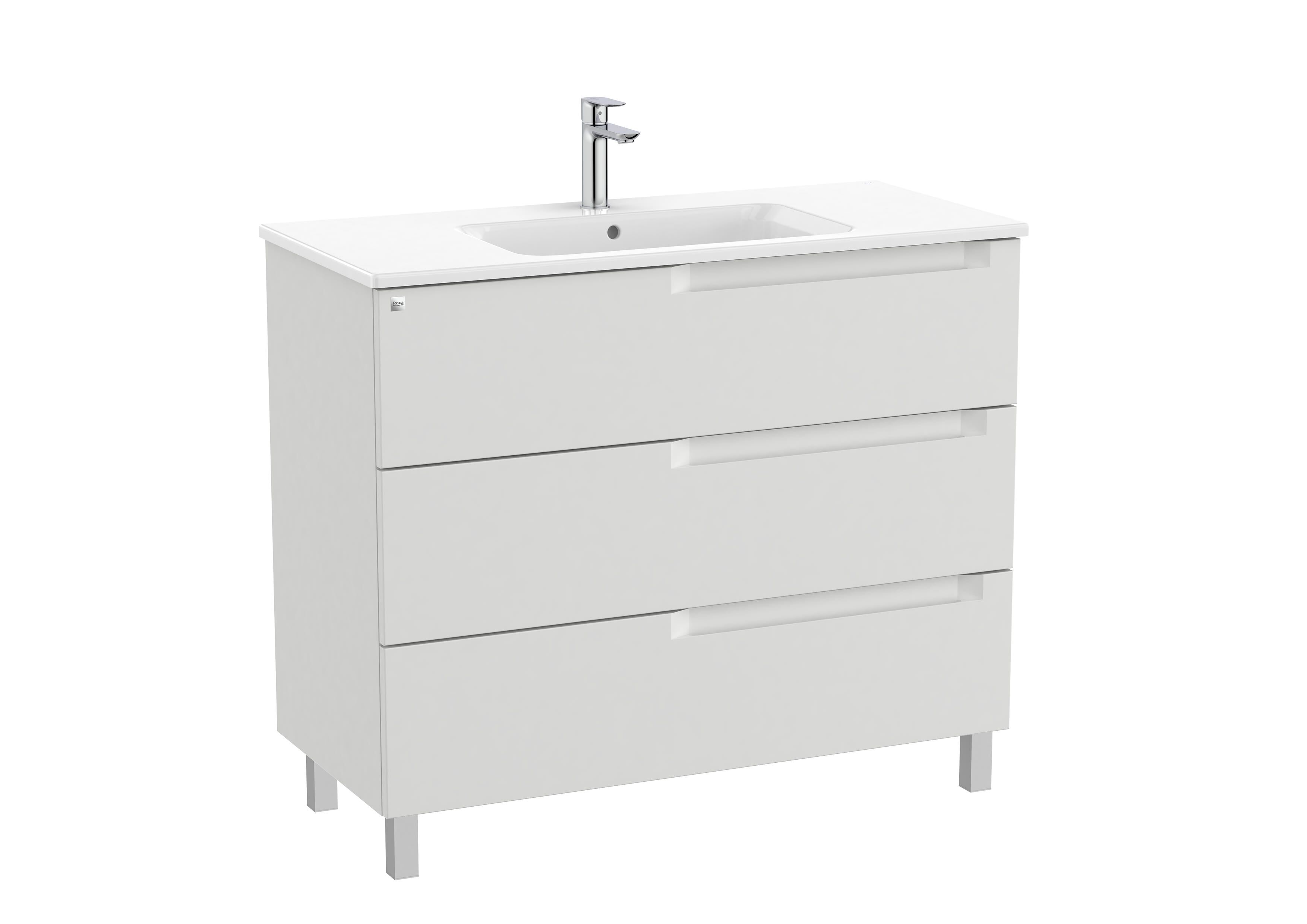 Деревянный напольный умывальник с ящиками Roca Aleyda ARCH-00099494 - Вид №2