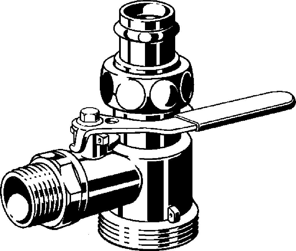 Viega Угловой шаровой кран для газового счетчика Profipress G G2111 (528195) 528 195 - Вид №1