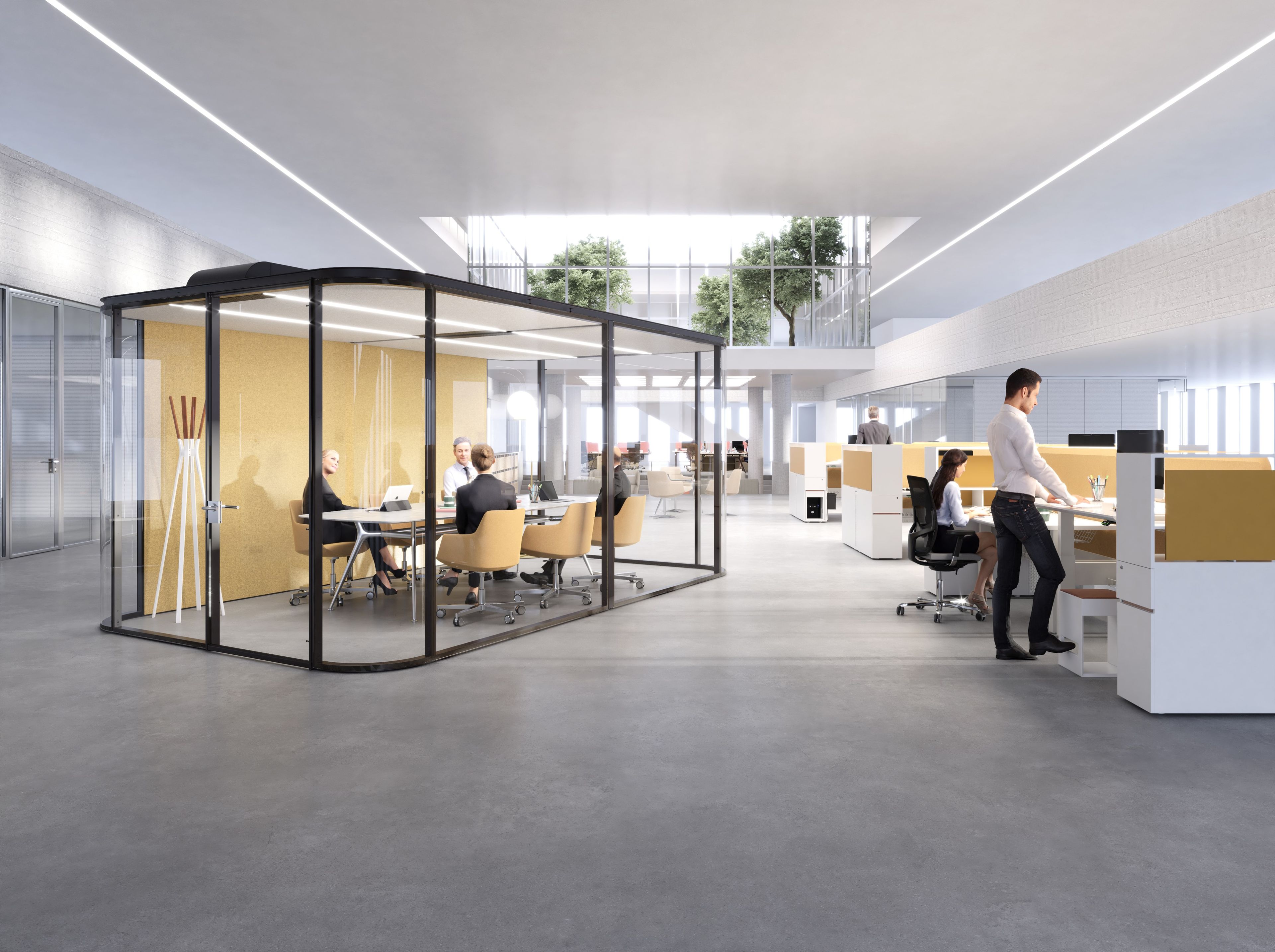 Акустическая офисная кабина со встроенным освещением ESTEL GROUP Collaborative Room ARCH-00057286 - Вид №12