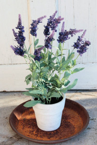2109 222 a2 Искусственный куст лаванды, горшечный, 48 см, темно-фиолетовый H-andreas