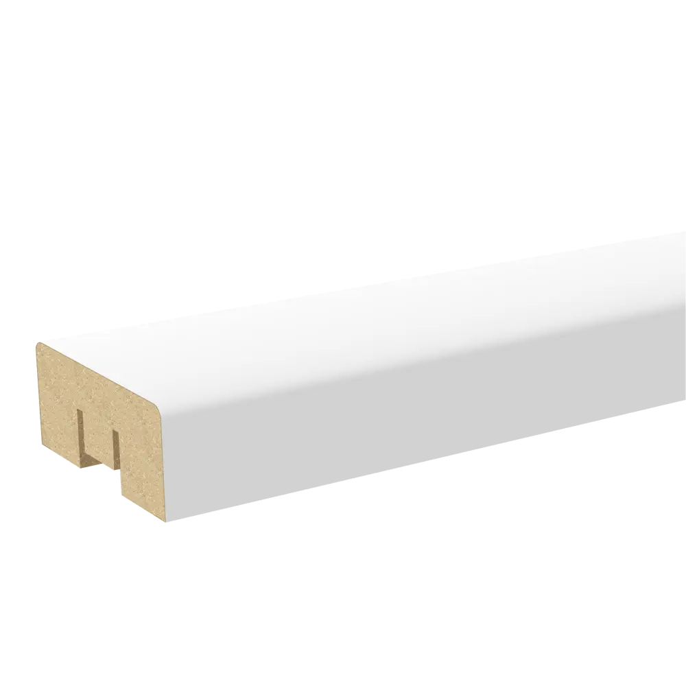 Рейка МДФ 2700x16x40 мм цвет белый эмалит VELLDORIS STLM-2132715