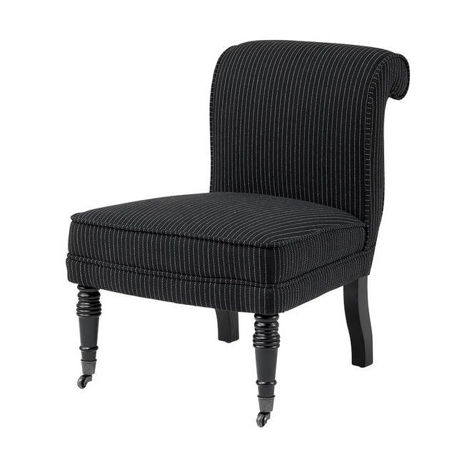 Кресло Berceau от Eichholtz черное EICHHOLTZ ДИЗАЙНЕРСКИЕ, EICHHOLTZ 062220 Черный  - Вид №1