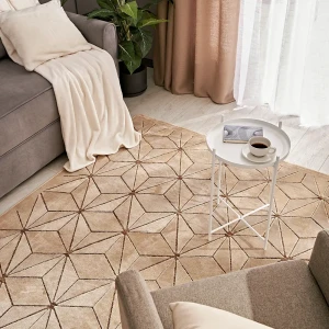 83604333 Ковер вискоза Рим 1072J 195х280 см цвет бежевый STLM-1063661