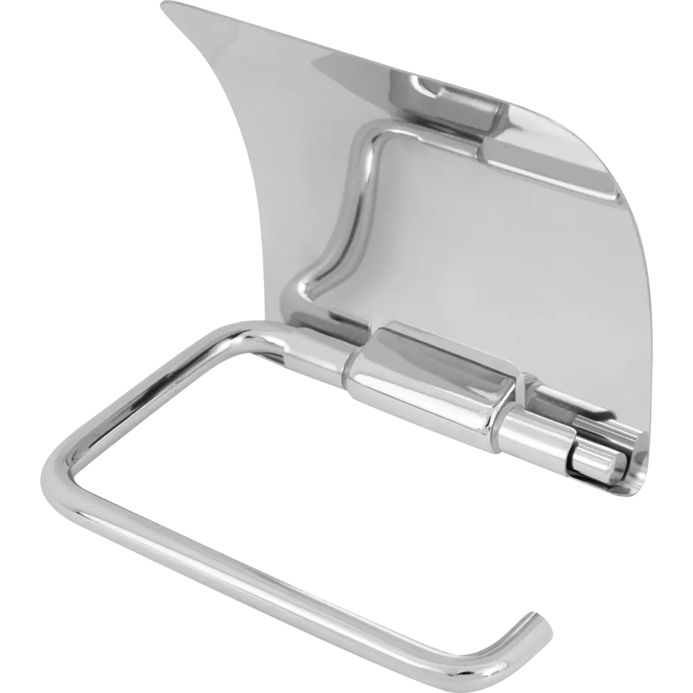 Держатель для туалетной бумаги Bath Plus Opus с крышкой цвет хром STLM-2082638 - Вид №1