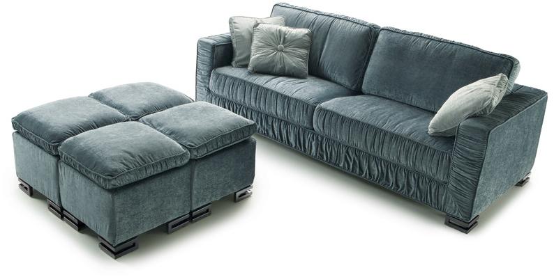 Milano Bedding Пуф из мягкой ткани Garrison sun-id-1374193 - Вид №1