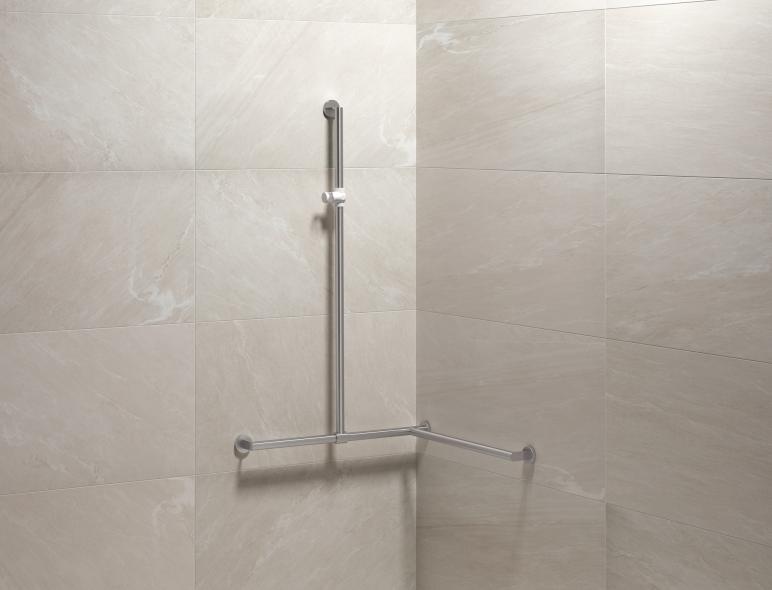 900.35.402XA Поручень для душа с выдвижным держателем для душа HEWI Greifen  - Вид №1