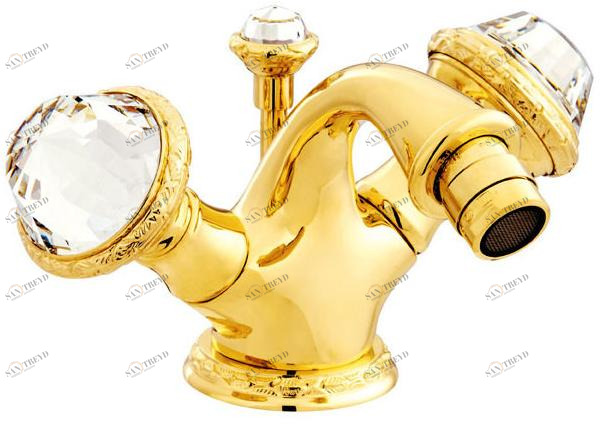 Bronces Mestre Смеситель для биде с одним отверстием и кристаллами swarovski® Austral sun-id-1445808