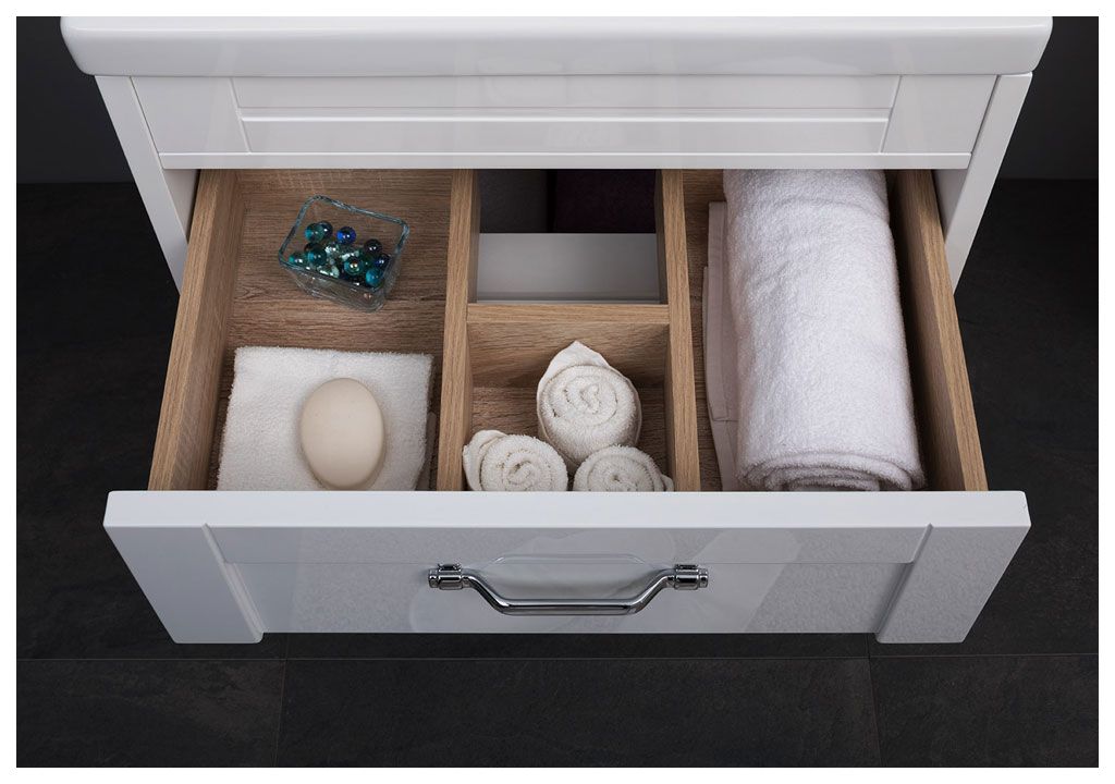 Мебель для ванной Aquanet Денвер 65 белый 00203637 - Вид №7