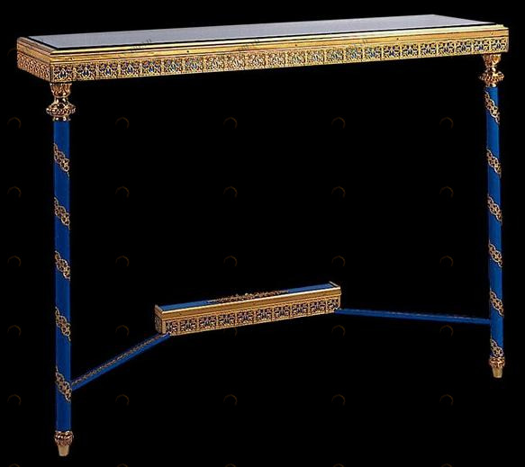 Tisserant Прямоугольная консоль из бронзы Enghien sun-id-1405019