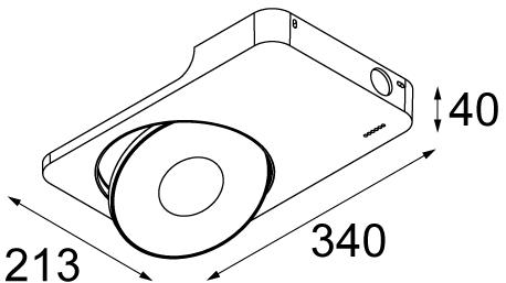 Modular Lighting Instruments Настенный светильник регулируемый непрямого света Spock sun-id-1372402 - Вид №6