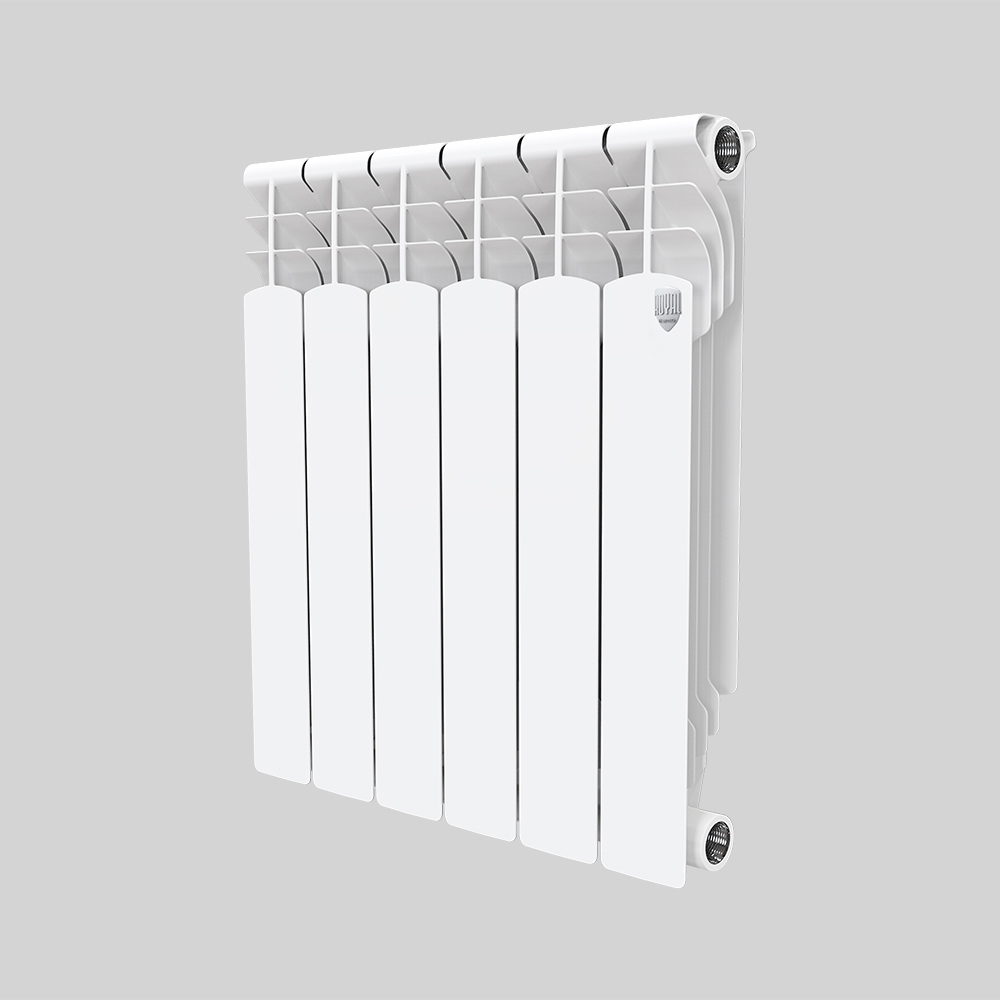 91018706 Радиатор Monoblock B 500/80 12 секций боковое подключение биметалл белый STLM-0443730 ROYAL THERMO
