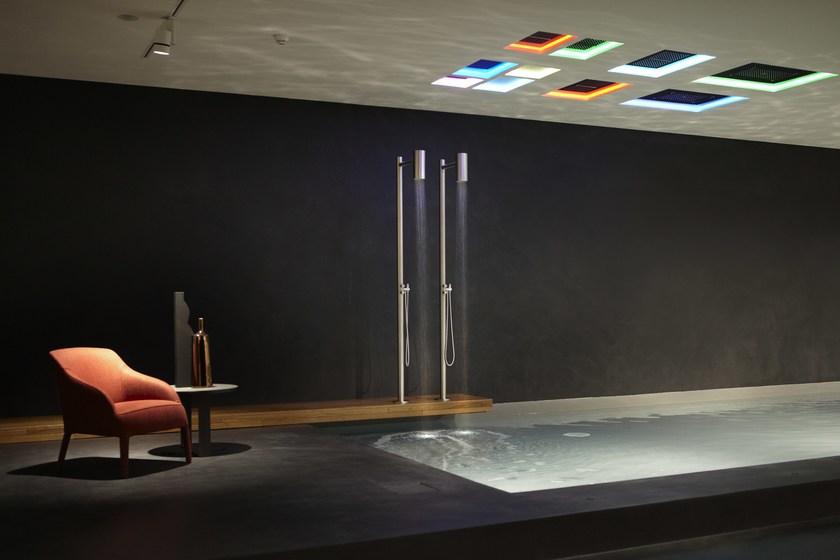 Antonio Lupi Design Напольная душевая стойка из нержавеющей стали с душевой лейкой Shawà Antoniolupi sun-id-1449210 - Вид №14