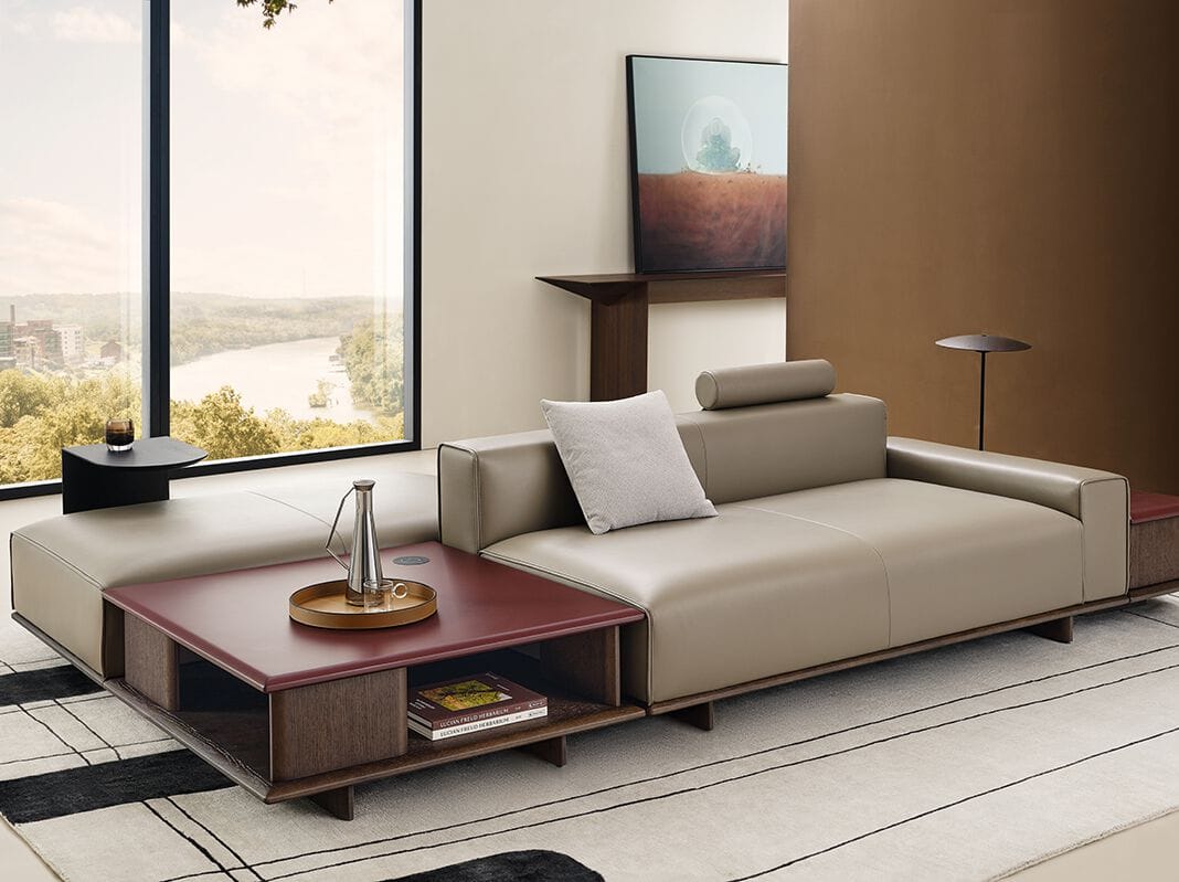 Кожаный диван HC28 maison Salver ARCH-00080925 - Вид №2