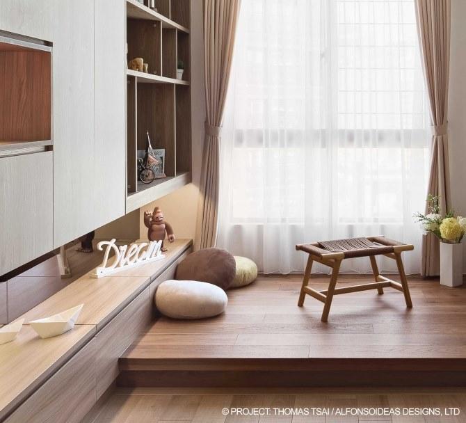 Flexform Подставка для ног из дерева и кожи Giano sun-id-1344683 - Вид №1