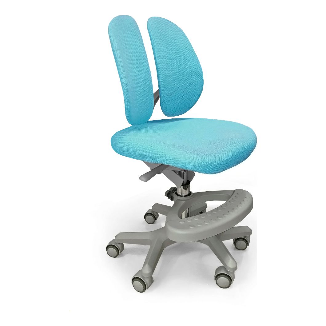 Кресло детское на колесиках голубое Mio-2 MEALUX EVO  00-3947288 Голубой Santreyd  - Вид №1