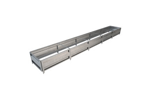 17773402 Сборная грядка GU 0.7х5 м, серебристая 30011_GU705Zn Delta-Park