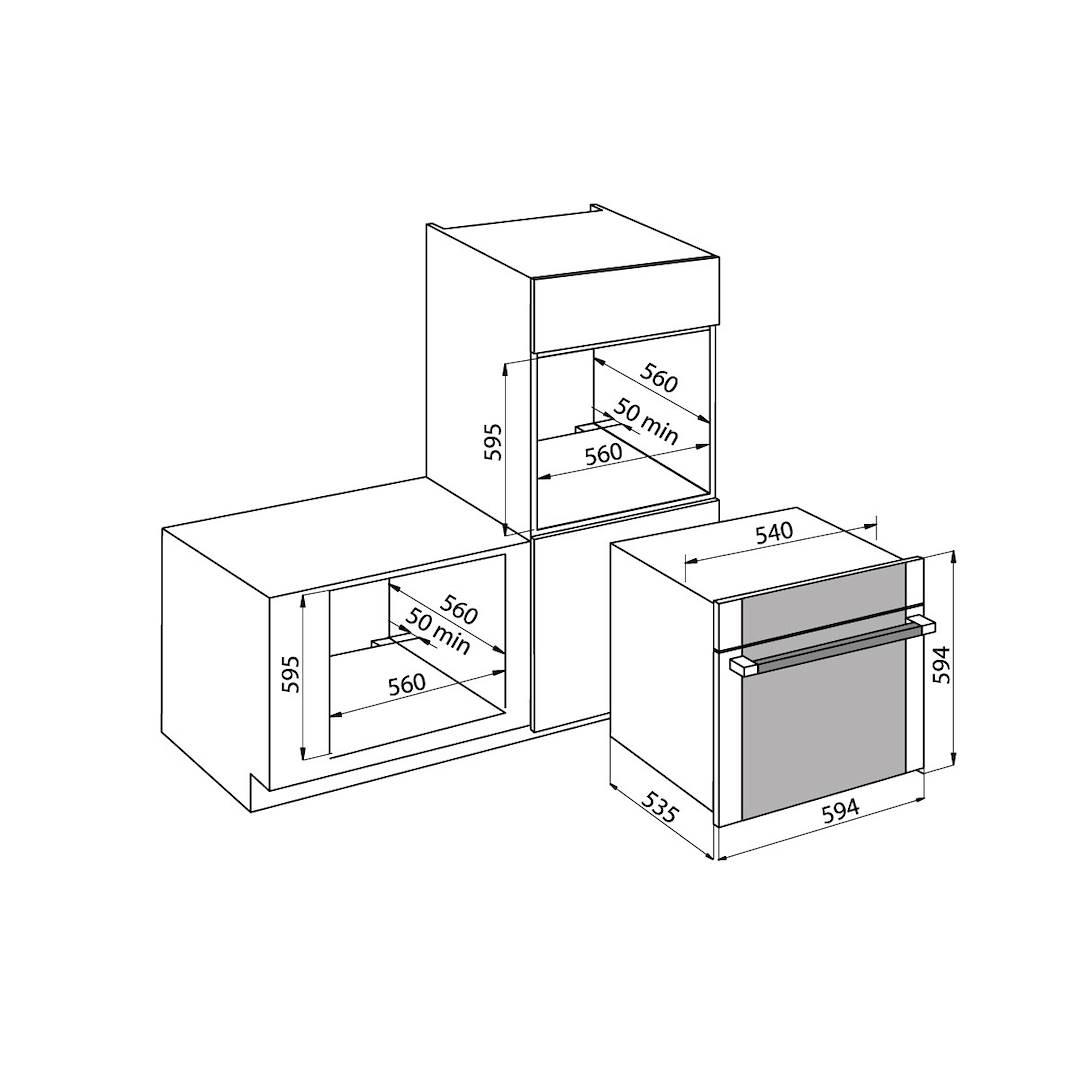 7131054 Духовка S4001 7131054 Fosterspa  - Вид №1