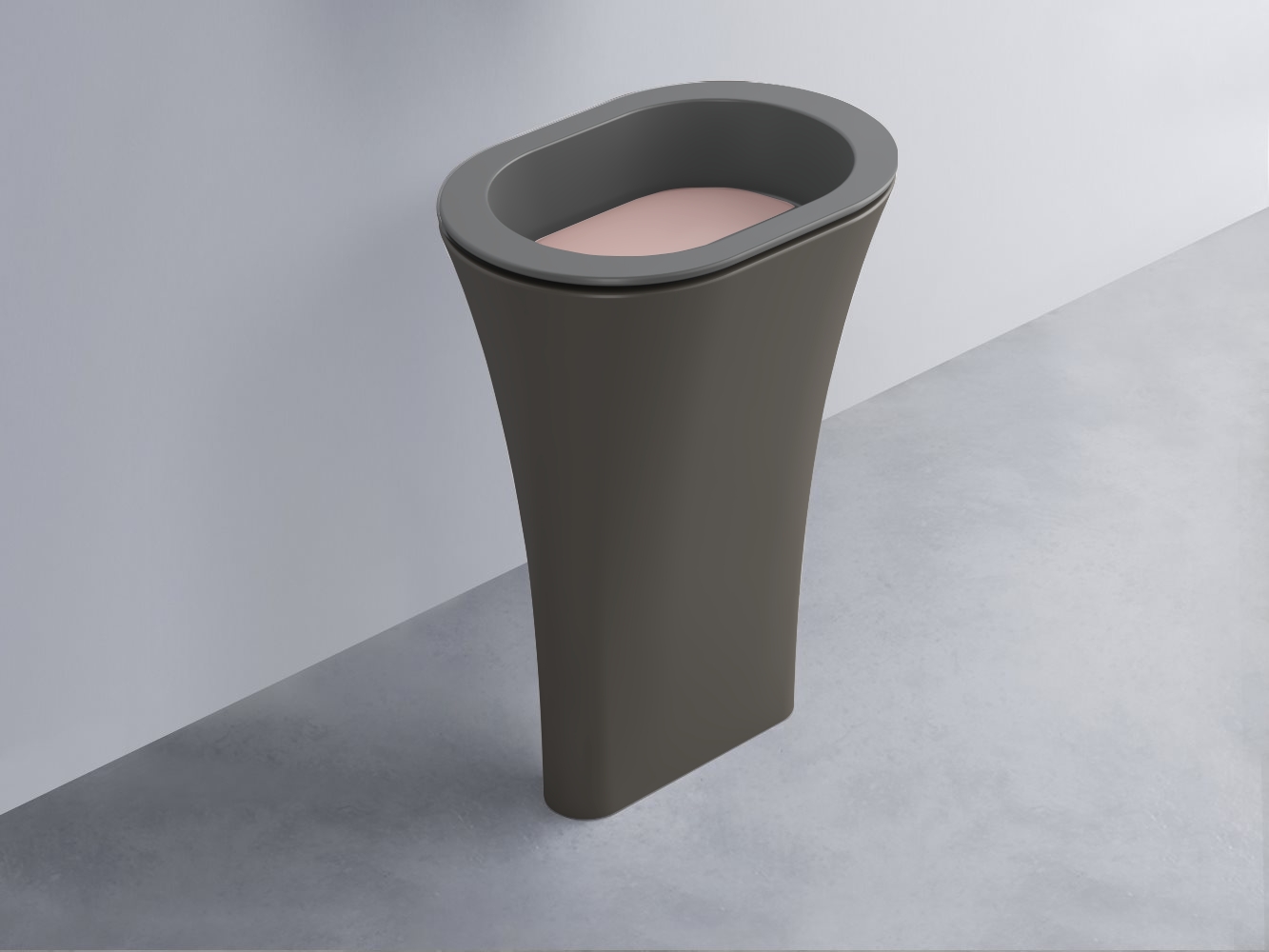 AMLA65-CM+AMPILO-CP+AMCOLO-FN Раковина Amedeo Ovale отдельностоящая cielo Enjoy + Amedeo Ceramica Cielo