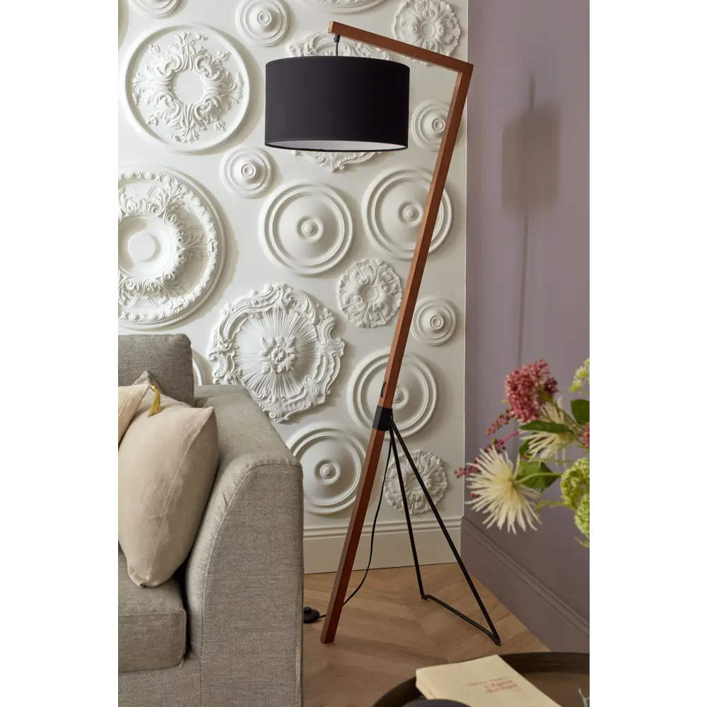 Розетка потолочная полиуретановая М61 D22.5 см 14323715 STLM-2072908 DECOFLAIR  - Вид №6
