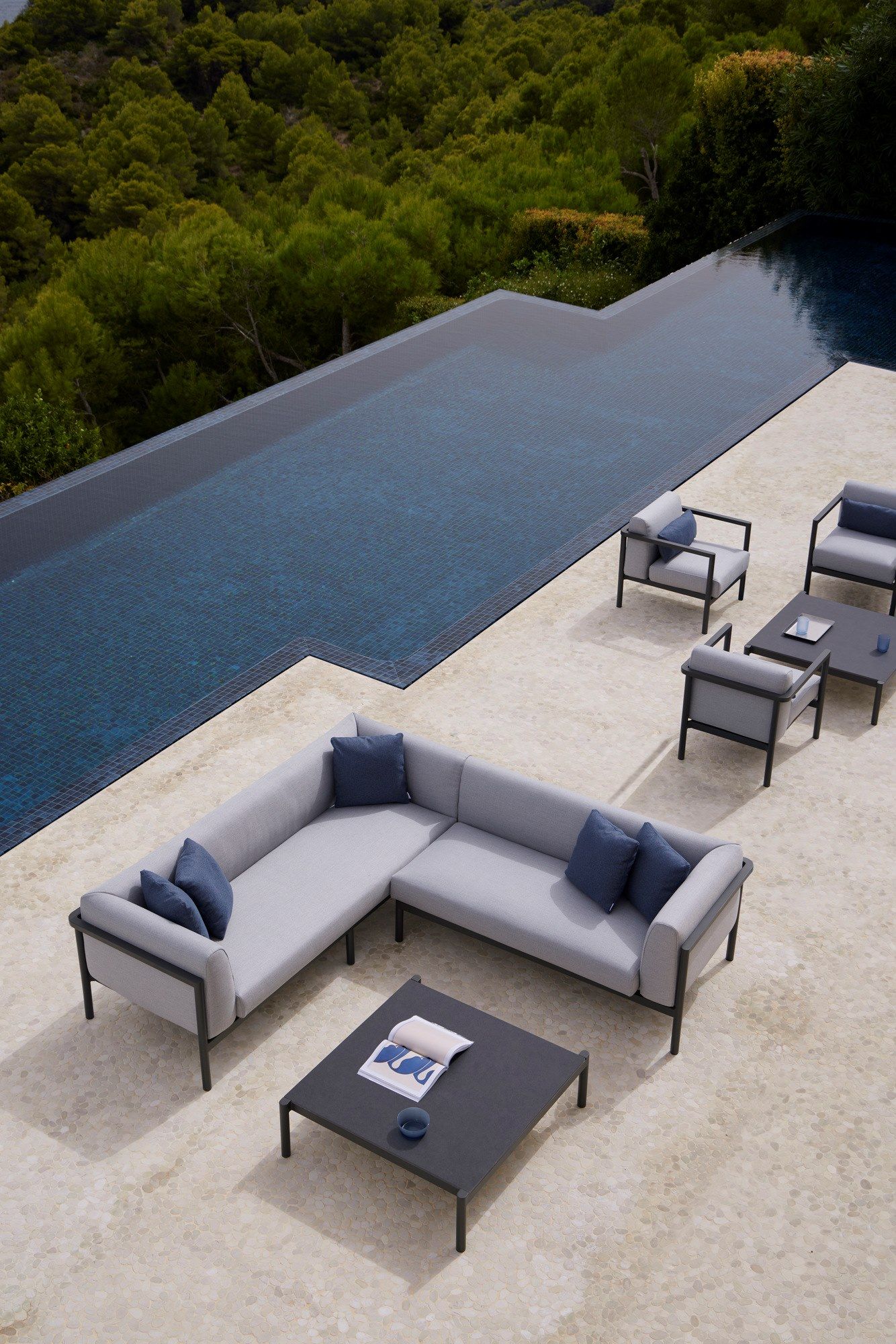 Алюминиевый журнальный столик с керамогранитом POINT Origin ARCH-00076927 - Вид №14