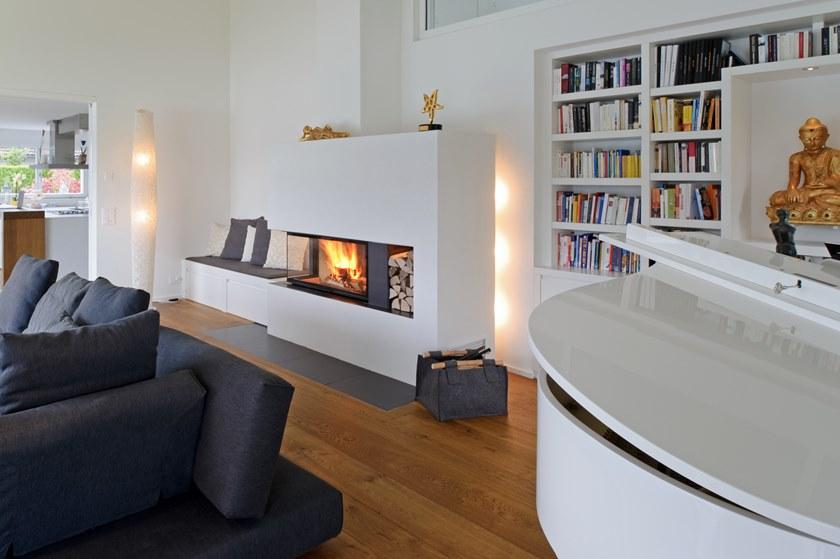 RÜEGG Угловой стальной дровяной камин с панорамным остеклением Classic line sun-id-1401982 - Вид №30