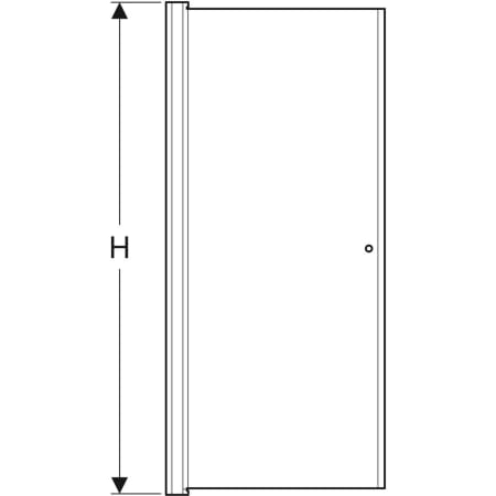 500.953.00.5 Качающаяся дверь IDO Showerama 10-01, прямая Geberit  - Вид №3