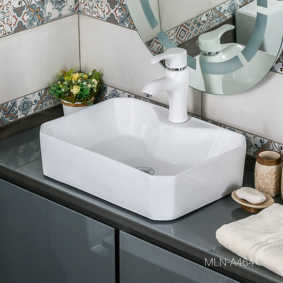 Накладная раковина melana mln-a464 A464-803 - Вид №3