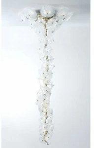 Serip Подвесной светильник из бронзы ручной работы Nenufar Ct3229/53