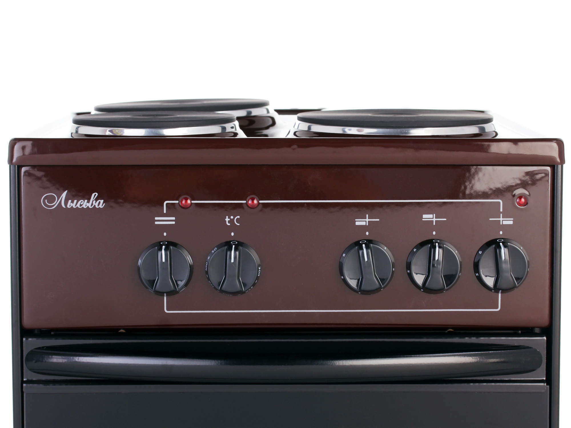 1033224 Электрическая плита Лысьва ЭП 301 коричневый STDN-0072984 - Вид №4