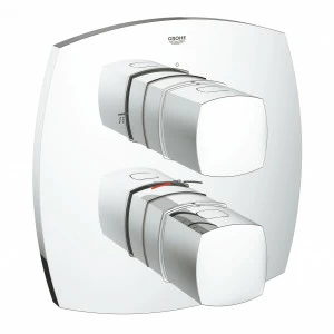 Внешняя часть термостатического смесителя для ванны GROHE Grandera с переключателем, хром (19948000)