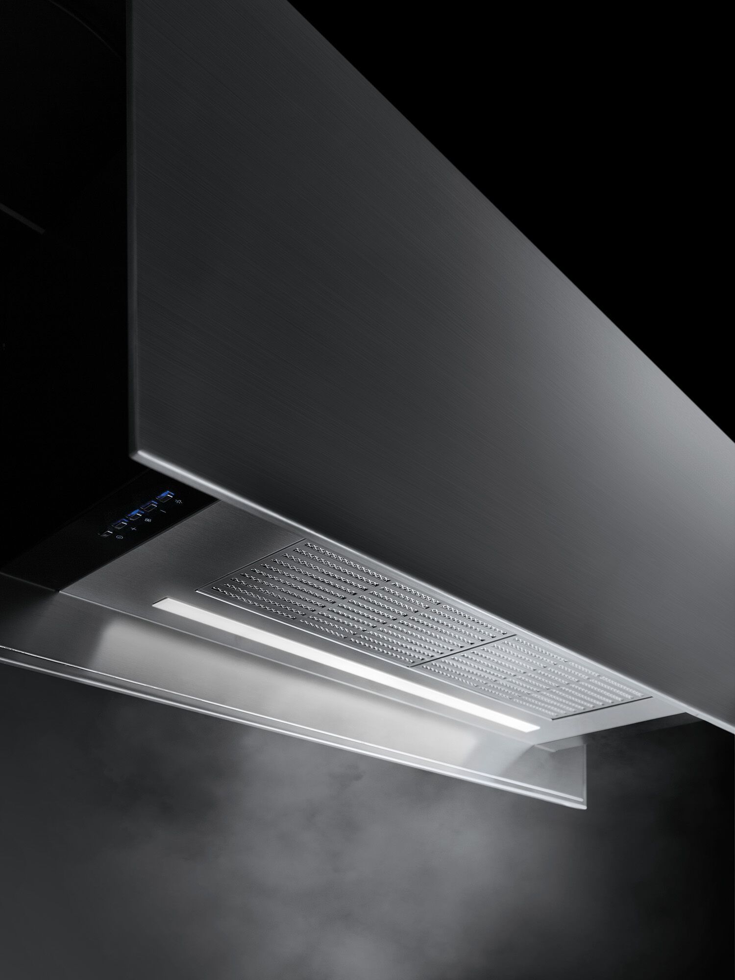 Островная вытяжка из нержавеющей стали со встроенным освещением Barazza Steel ARCH-00073234 - Вид №1