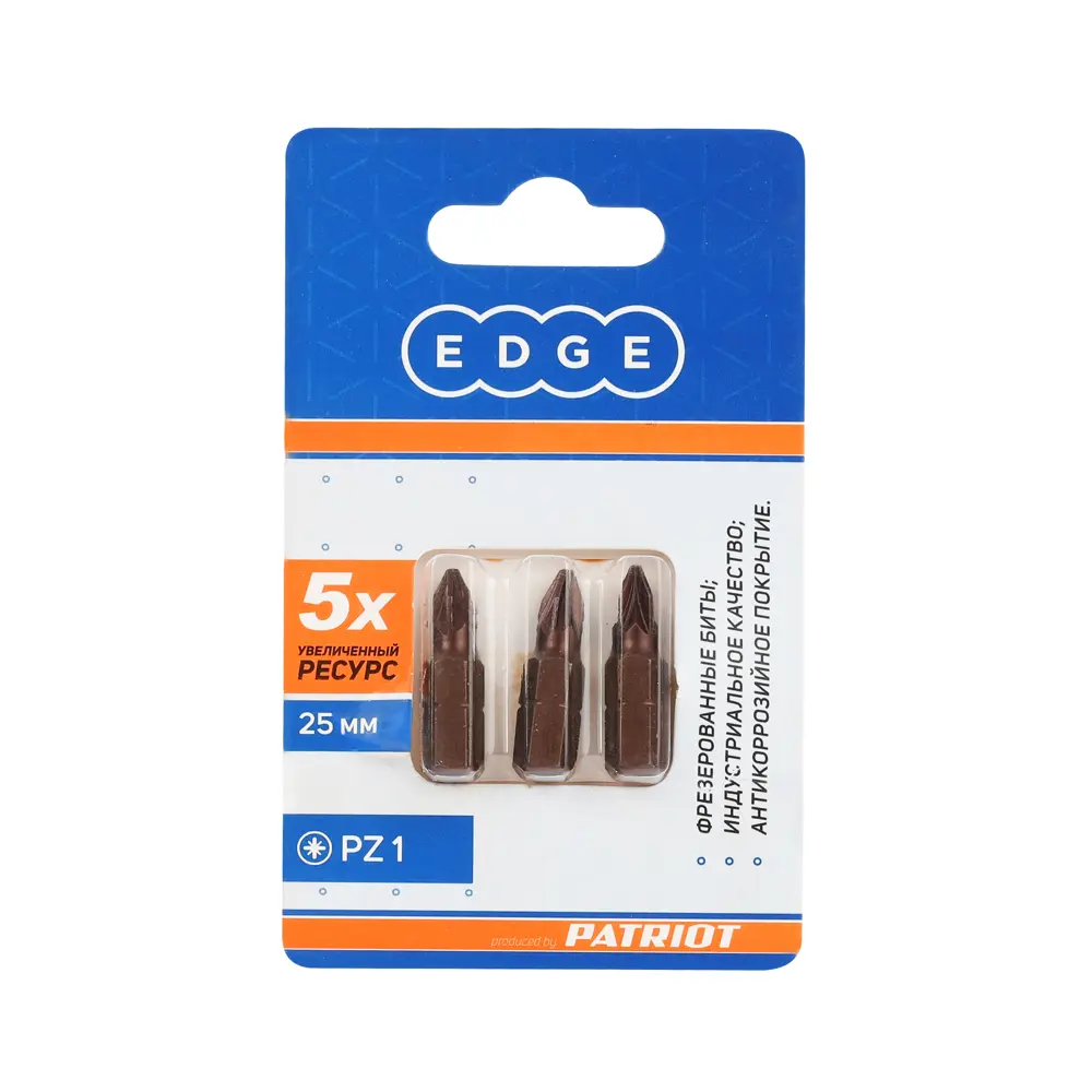 Бита Edge by Patriot 818010012 PZ1x25 мм, 3 шт. 88460810 STLM-2160236  - Вид №1