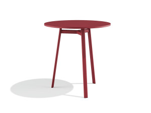 Круглый стальной стол с порошковым покрытием