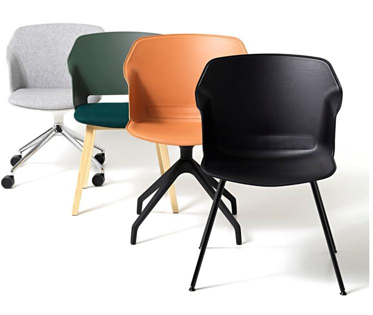 Diemme Вращающееся офисное кресло из ткани на колесиках Clop sun-id-1448602 - Вид №3