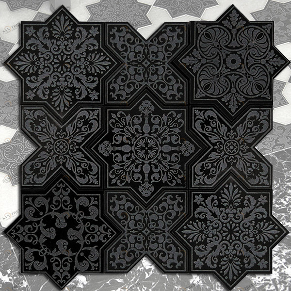 МОЗАИКА ИЗ МРАМОРА PNT-2-9 SKALINI PANTHEON PNT29