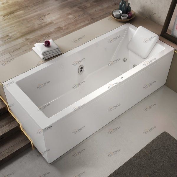 Ванна с гидромассажем "BASE" Energy 180 угловая 9443-781A Dx Jacuzzi 9443781ADX