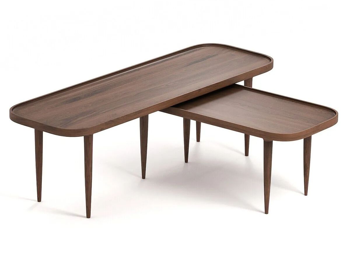 Прямоугольный журнальный столик из грецкого ореха AMPM MAGOSIA ARCH-00061983 - Вид №1