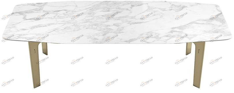 Capital Collection Прямоугольный мраморный стол Eclectic sun-id-1434434