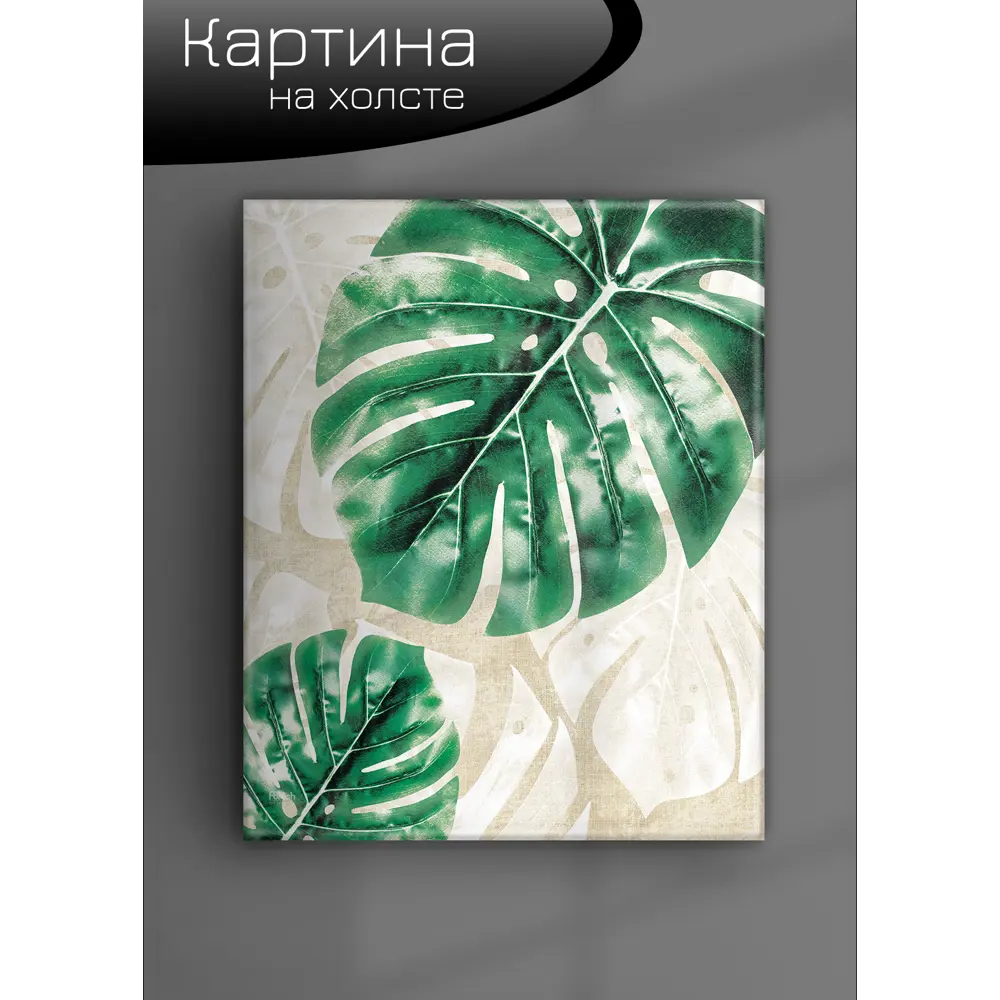 Картина на холсте Экзотические листья 2 40x50 см FBRUSH STLM-2033629 - Вид №5