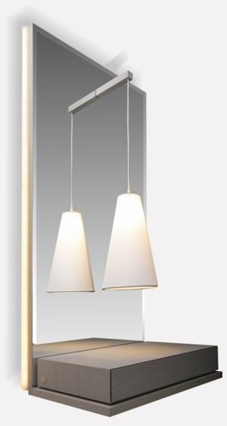 MORADA Прямоугольная подвесная тумбочка из дуба с подсветкой Heaven Heaven ns - Вид №2