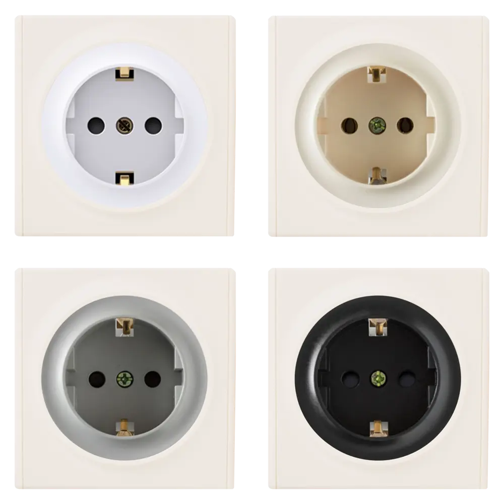 82126999 Рамка для розеток и выключателей Onekey Florence 1 пост, цвет бежевый STLM-0019884 ONEKEYELECTRO - Вид №1