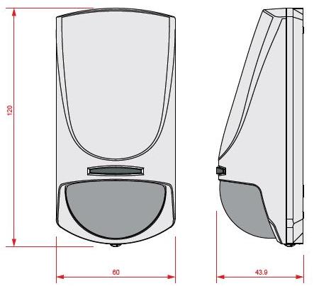 INIM ELECTRONICS Цифровой иммунный детектор с двойной технологией Air 2 sun-id-1368332 - Вид №3