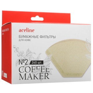 5053868 Одноразовые фильтры Aceline A2OA62 №2 коричневый