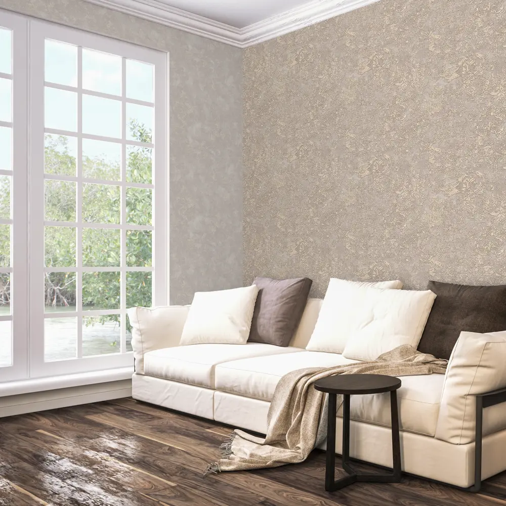 Обои флизелиновые Inspire Samarkand коричневые 1.06 м STLM-2109941 - Вид №3