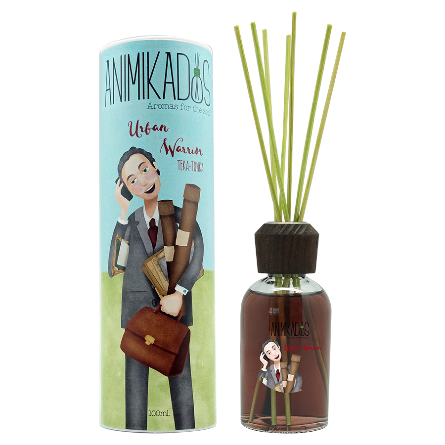 MK100JEAMGB Диффузор ароматический , animikados, urban warrior, 100 мл Ambientair 