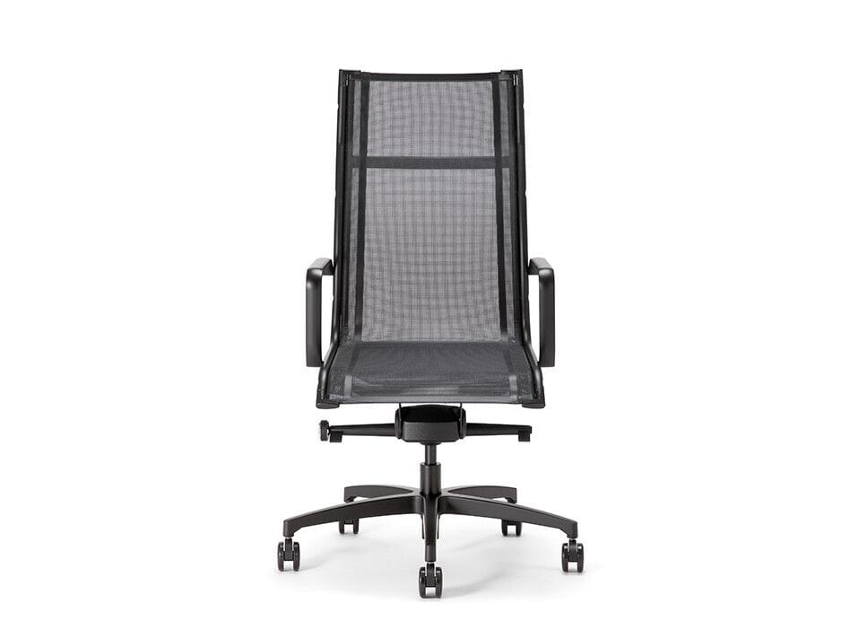 Вращающееся офисное кресло с сетчатым подлокотником с 5 спицами Nahu Aalborg Air ARCH-00101856