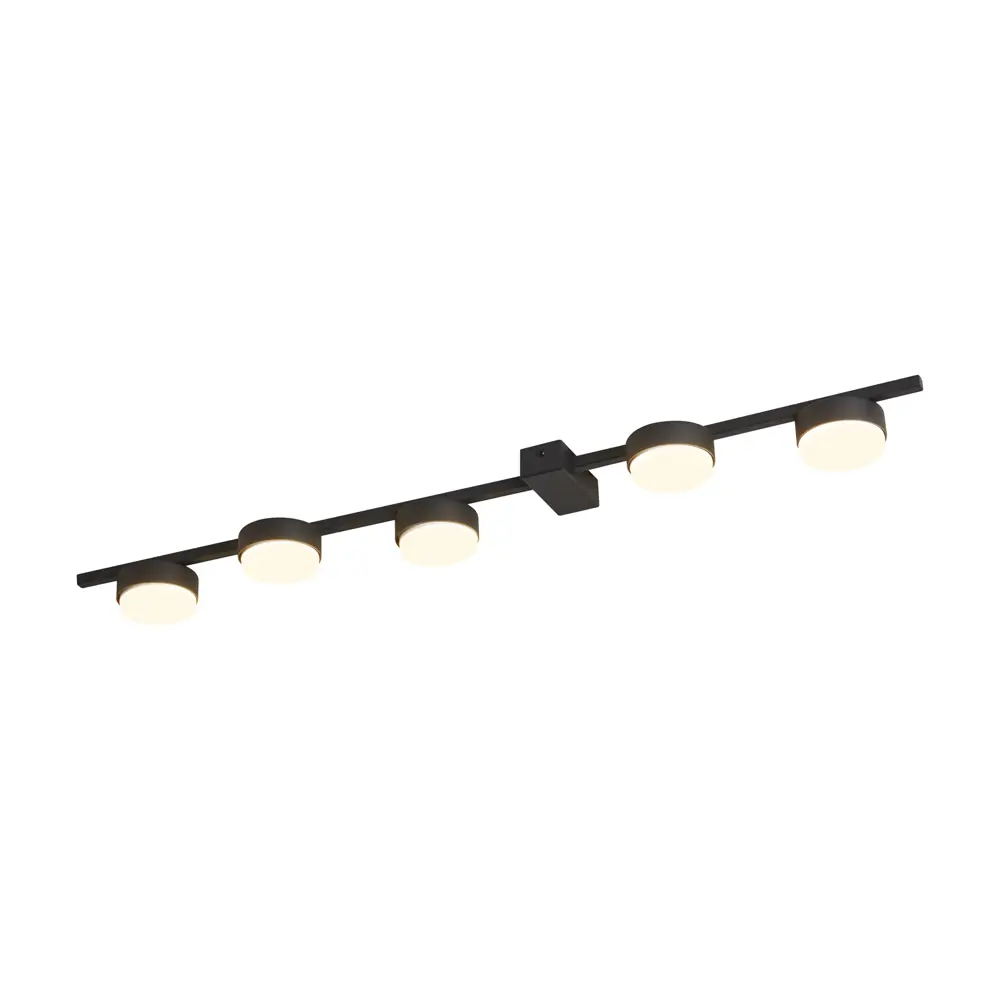 Люстра Freya Lamia — 5-рожковая потолочная с черным основанием 89374245 STLM-0916625 - Вид №4