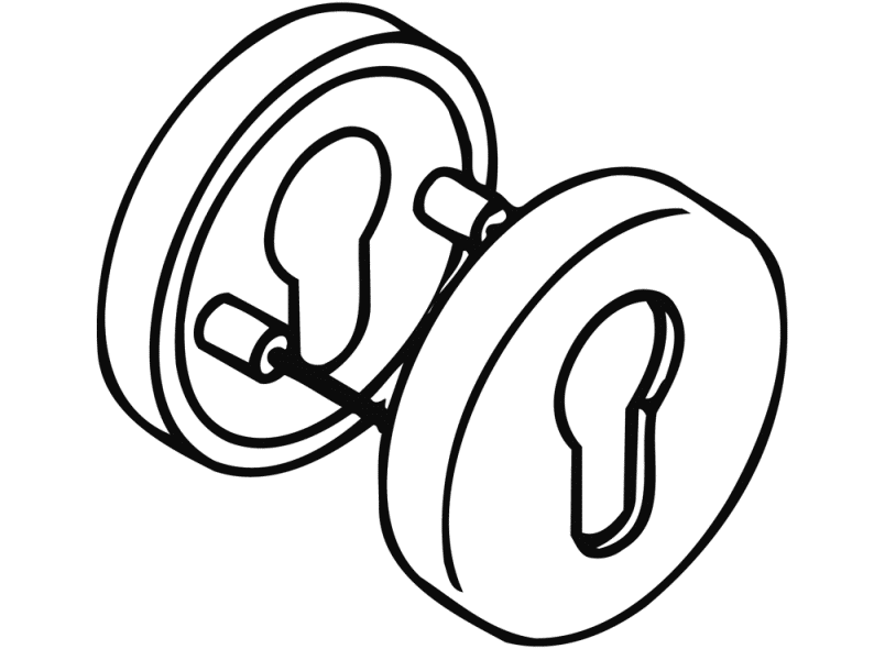 306.23PBLN Ключ-розетка, длинные кулачки HEWI System 111 | Polyamid  - Вид №7